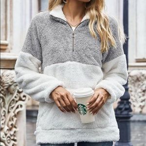 Color block pullover